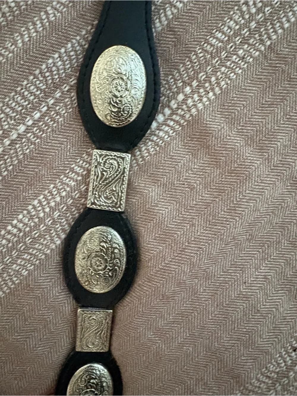 N/A black leather